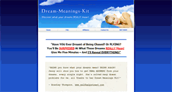 Desktop Screenshot of dream-meanings-kit.com